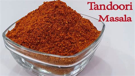 Tandoori Masala Powder Recipe Homemade Tandoori Tikka Masala Paneer ...