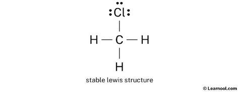 CH3Cl Lewis structure - Learnool