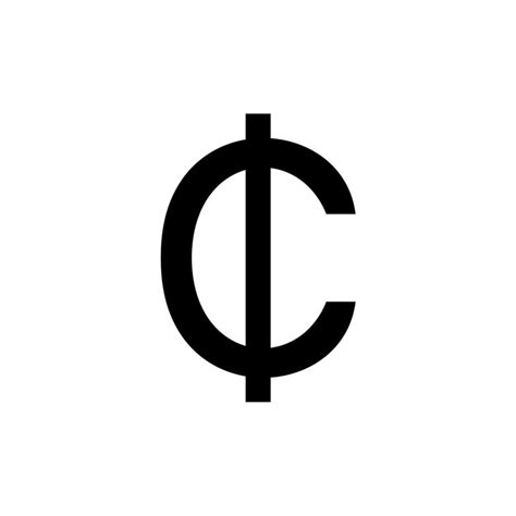 Ghana Currency Icon Symbol, Ghanaian Cedi, GHS Sign. Vector ...