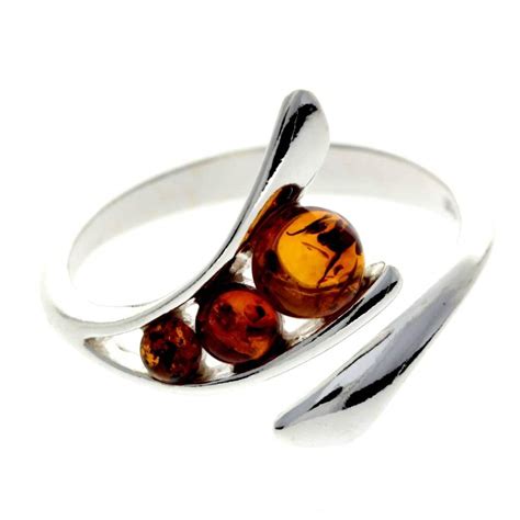 SilverAmber Jewellery UK 925 Sterling Silver & Baltic Amber Rings – SilverAmberJewellery