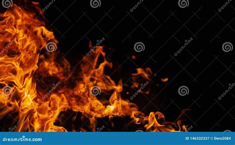 On Fire. Themes of Fire, Disaster and Extreme Events. Background with Copy Space, Banner Stock ...