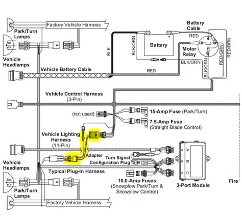 Western Plow Controller 4 Pin Wiring Diagram Plow Pro Ultramount Electrical Components Side ...