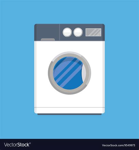 Modern washing machine Royalty Free Vector Image