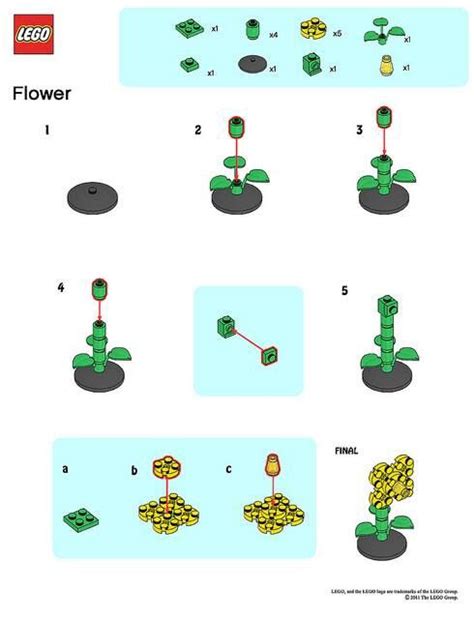 Flower | Lego flower, Lego store