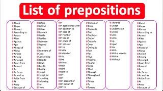 Best of preposition list-pdf - Free Watch Download - Todaypk
