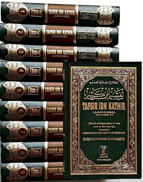 Tafsir Ibn Kathir 10-Vol. Complete Set (DS Ed.) - original, authorized ...