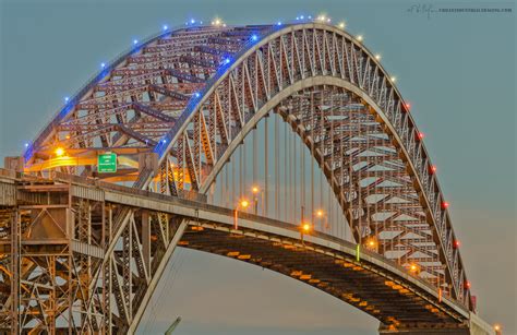 Bayonne Bridge @ Twilight, Bayonne, NJ, 2012 | 2 Guys Photo