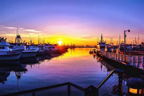 San Diego Harbor Sunrise Photograph by Brian Tada | Fine Art America