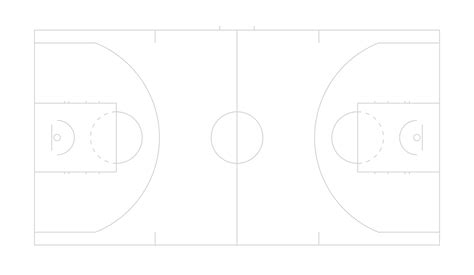 Basketball Court Dimensions - Diagrams & Measurements