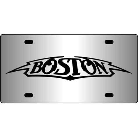 Boston Band Logo Mirror License Plate