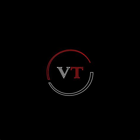 VT creative modern letters logo design template 32518178 Vector Art at ...