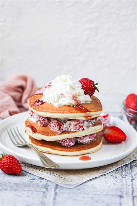 Strawberry Shortcake Pancakes Recipe