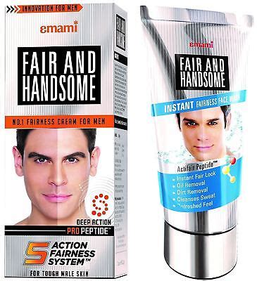 Emami Fair and Handsome Fairness Cream 60g + Fairness Face Wash 50 g Free Ship | eBay