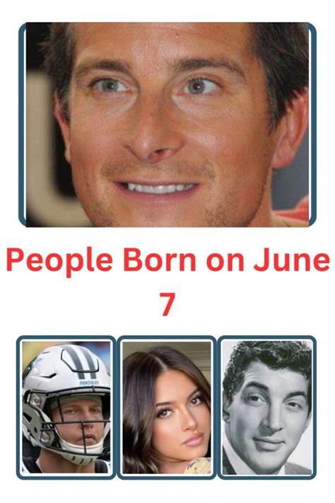 People Born on June 7 - Famous Names, Birth Year and Place - Astrologyview