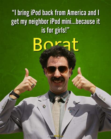 25 Funniest Borat Quotes That Prove Sacha Baron Cohen's Comic Genius