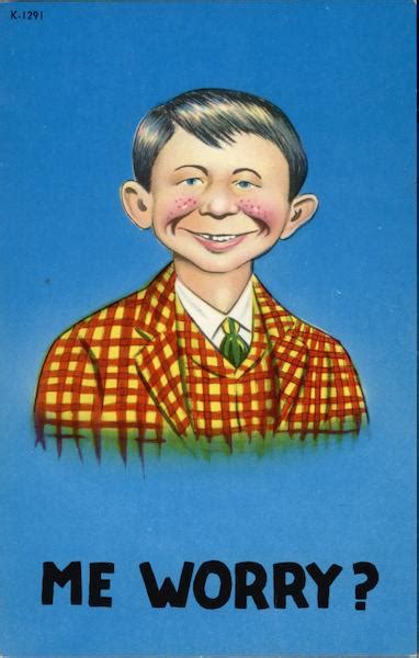 Alfred E. Neuman - Me Worry? Comic, Funny