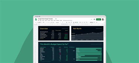 Google Sheets Monthly Budget Template Domain_10