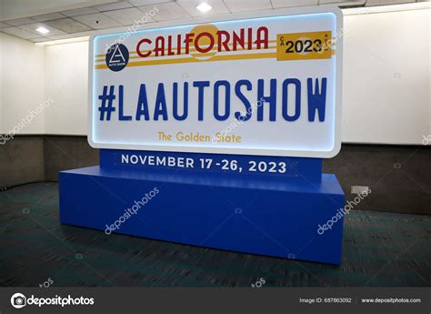 Los Angeles California November 2023 2023 Auto Show Los Angeles – Stock ...