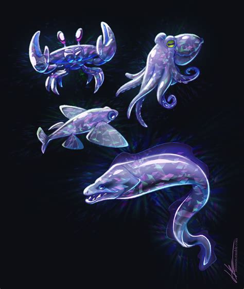 Game Concept Art- Sea creatures :: Behance