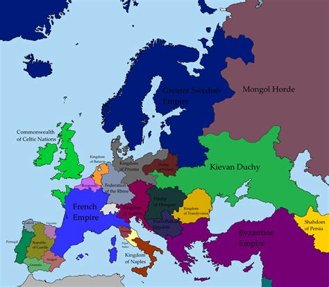 Weird Europe Map by KitFisto1997 on DeviantArt