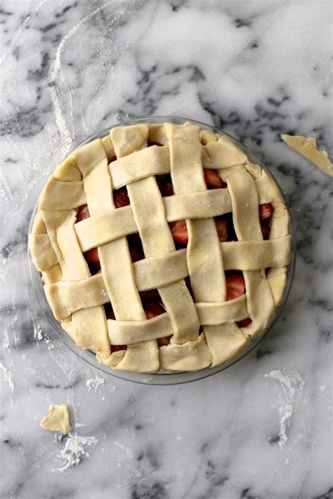 Strawberry Lattice Pie