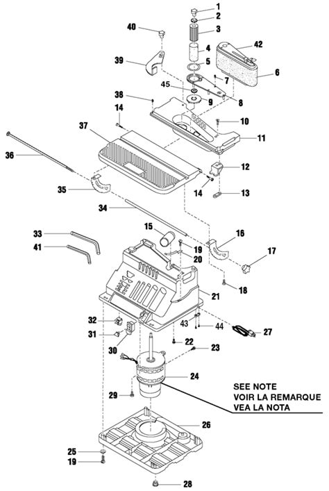 Ridgid EB44241 Oscillating Edge Belt/Sander | PartsWarehouse | Spindle ...