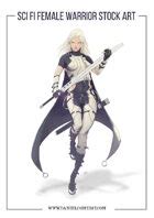 Sci Fi Female Soldier Stock Art - Daniel Comerci Stock Art | Color Characters | Dungeon Masters ...