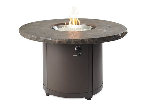 Outdoor GreatRoom Beacon Dining Height Gas Fire Pit Table - Walmart.com