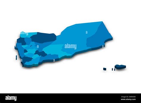 Yemen political map of administrative divisions Stock Vector Image & Art - Alamy