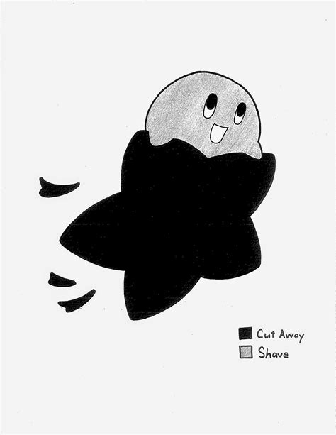 Printable Kirby Pumpkin Stencil