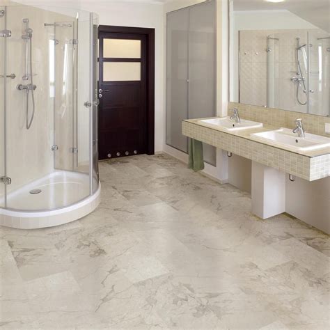 Interlocking Vinyl Floor Tiles Bathroom