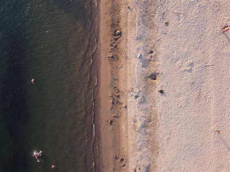 Aerial View of Sandy Beach · Free Stock Photo