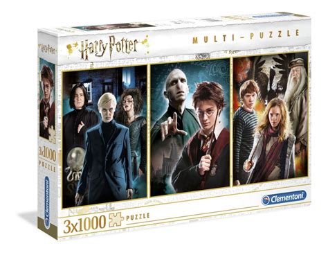 Harry Potter 3 x 1000 Piece Jigsaw Puzzle Set from Clementoni