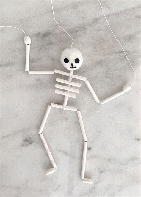 Dancing Skeleton Puppet | Handmade Charlotte