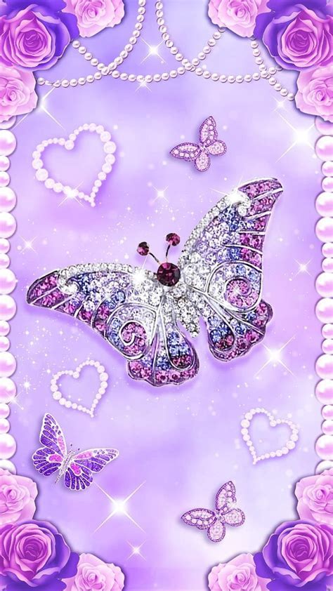 Top more than 58 glitter pink butterfly wallpaper super hot - in.cdgdbentre