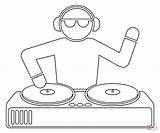Dj coloring Page  Free Printable Coloring Pages sketch template