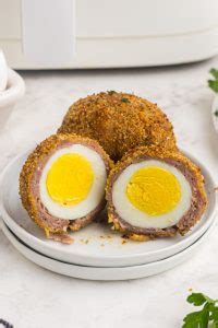 Air Fryer Scotch Eggs | Air Frying Foodie