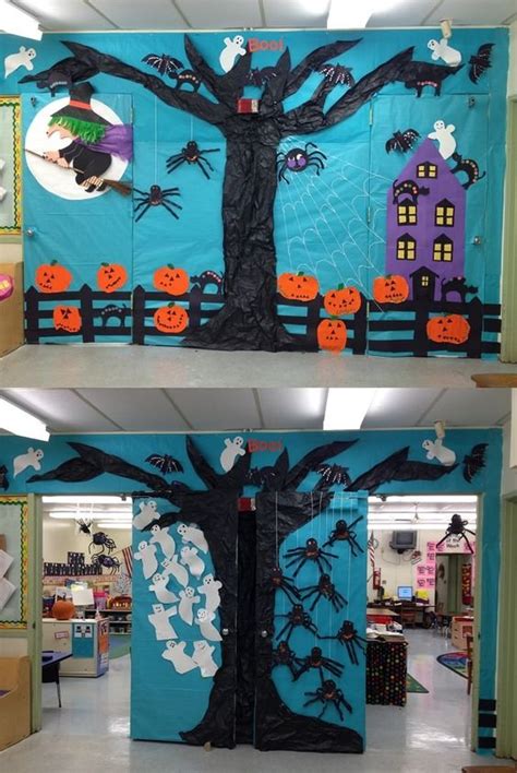 Halloween Classroom Door Ideas - Castle Random