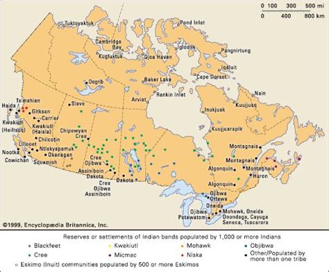 Indigenous People Of Canada Map - Davine Gabriella