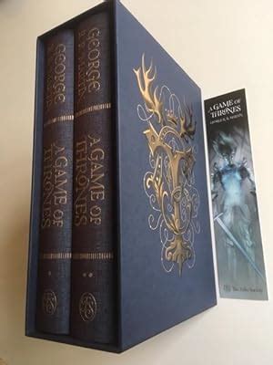 A GAME OF THRONES by George R. R. Martin - SPECIAL FOLIO SLIPCASED ...