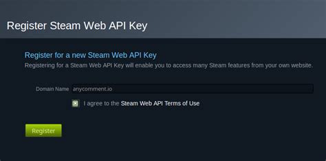 How To Find Your Steam API Key – I want To Learn Ruby