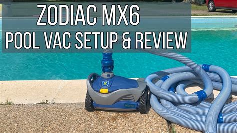 Zodiac MX6 Pool Vacuum Setup & Review (In-Ground Pool) *AMAZING* - YouTube