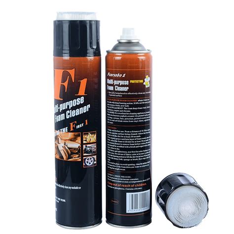 650ml Multi-purpose Foam Cleaner Spray With Brush F1 Multipurpose Foam ...