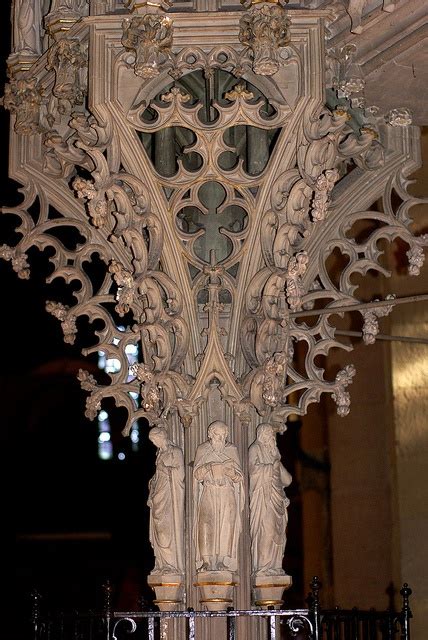 Mainz, Dom St. Martin, Detail der Kanzel (pulpit detail) | Gothic ...