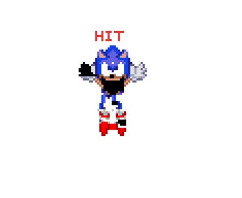 Pixilart - pibby sonic 16 bit hit by dkoya