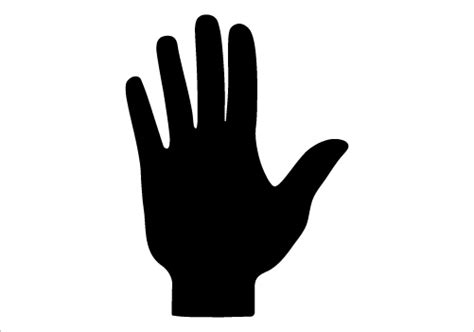 Free Pointing Finger Silhouette, Download Free Pointing Finger ...