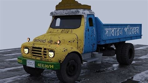 Bedford Truck 3D model | CGTrader