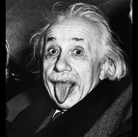 Albert Einstein tongue out Blank Template - Imgflip