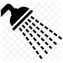 Shower Icon - Download in Glyph Style