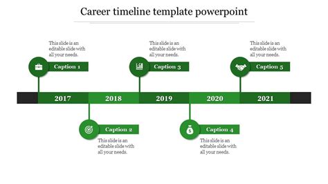 Free - Career Timeline Template PowerPoint and Google Slides